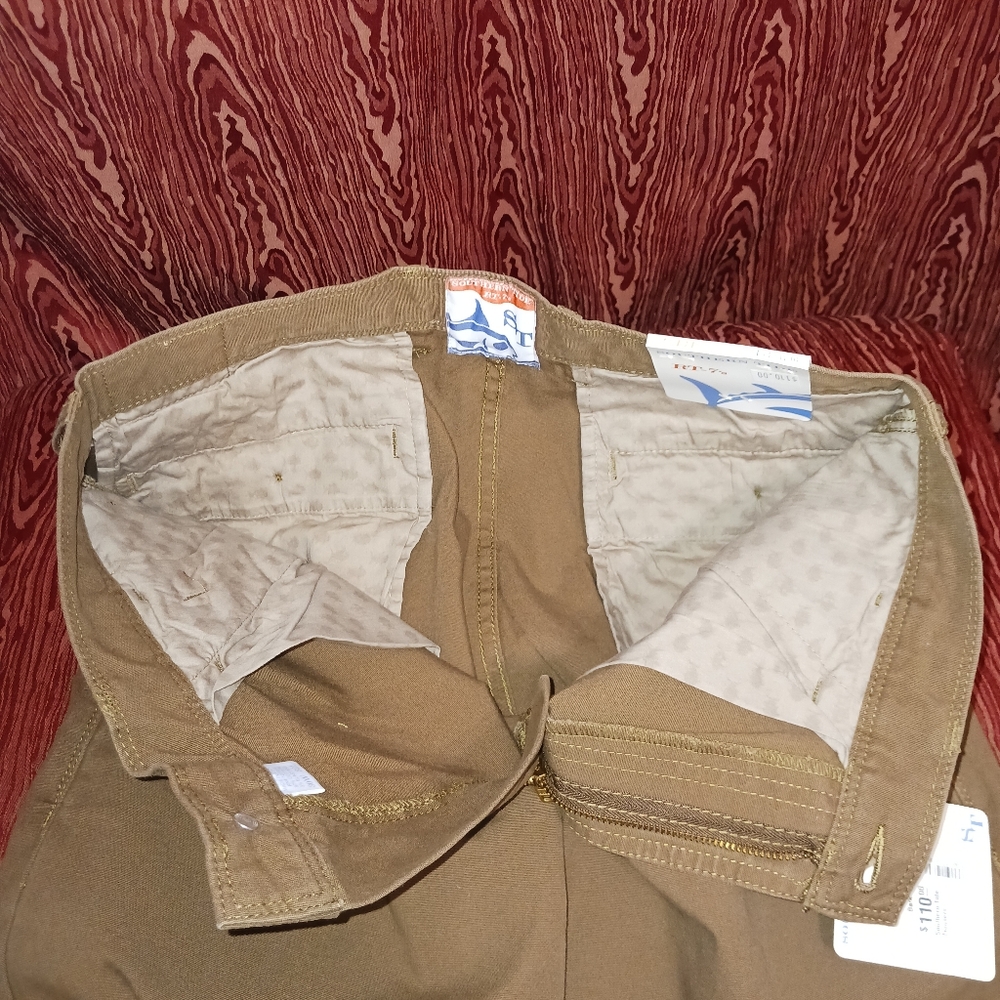 SOUTHERN TIDE Trousers RT-7'S Bark Color Men's Size 30W 32L - Picture 9 of 16